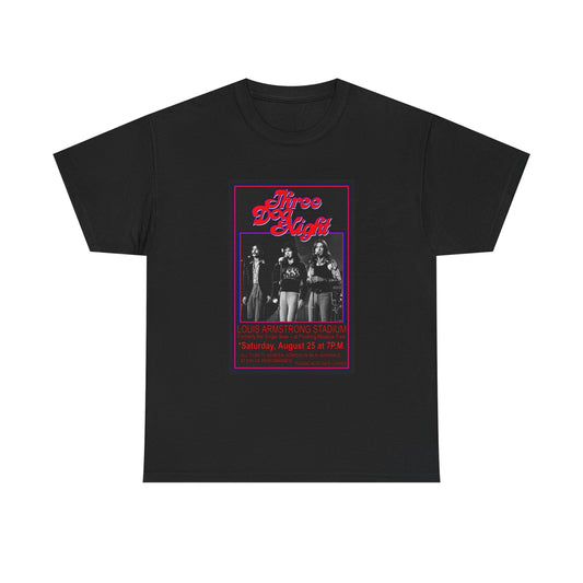 Three Dog Night Tshirt Retro Rock Poster vintage Unisex Heavy Cotton Tee