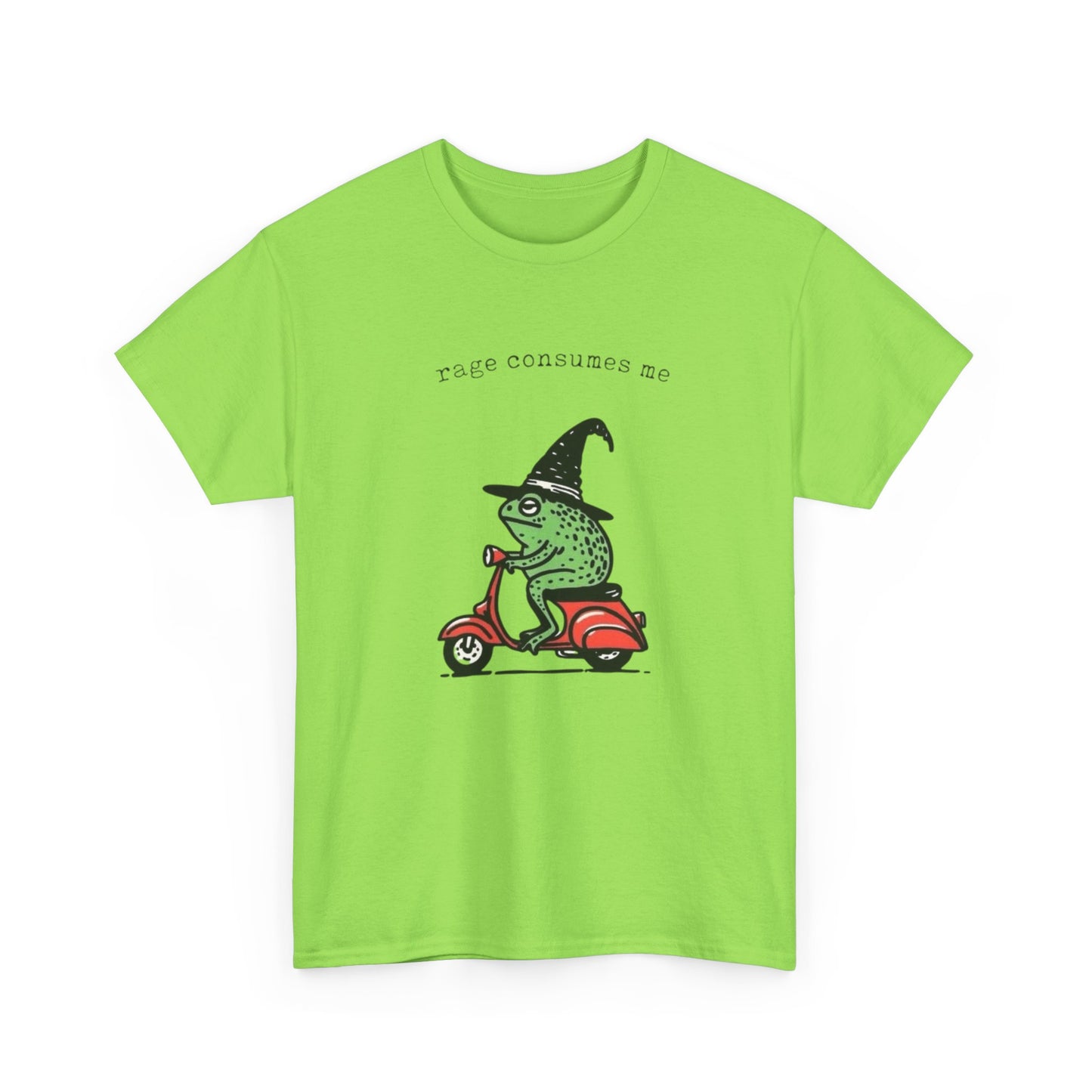 Rage Consumes Me Hilarious Frog Graphic T Shirt NEW Heavy Cotton Tee