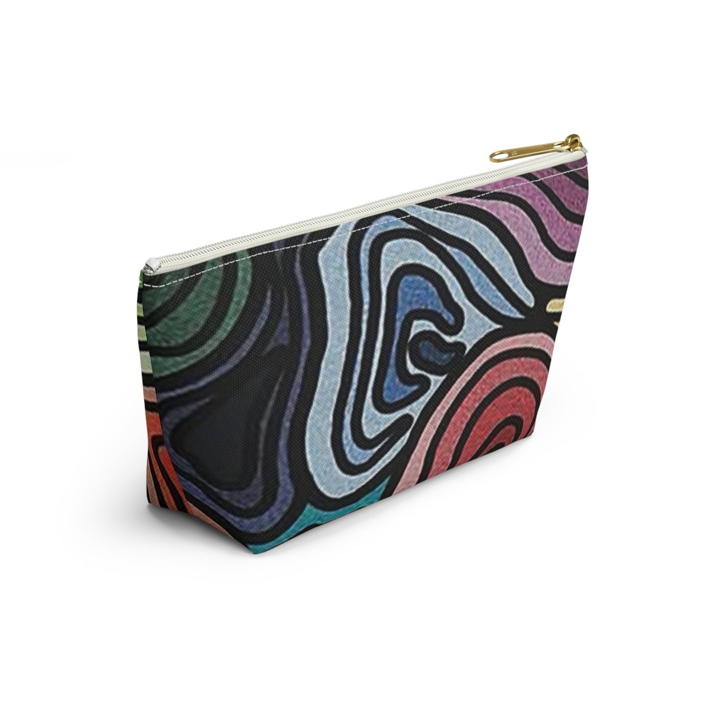 Painting All Over Print Travel Bag Multi Color Accessory Pouch w T-bottom