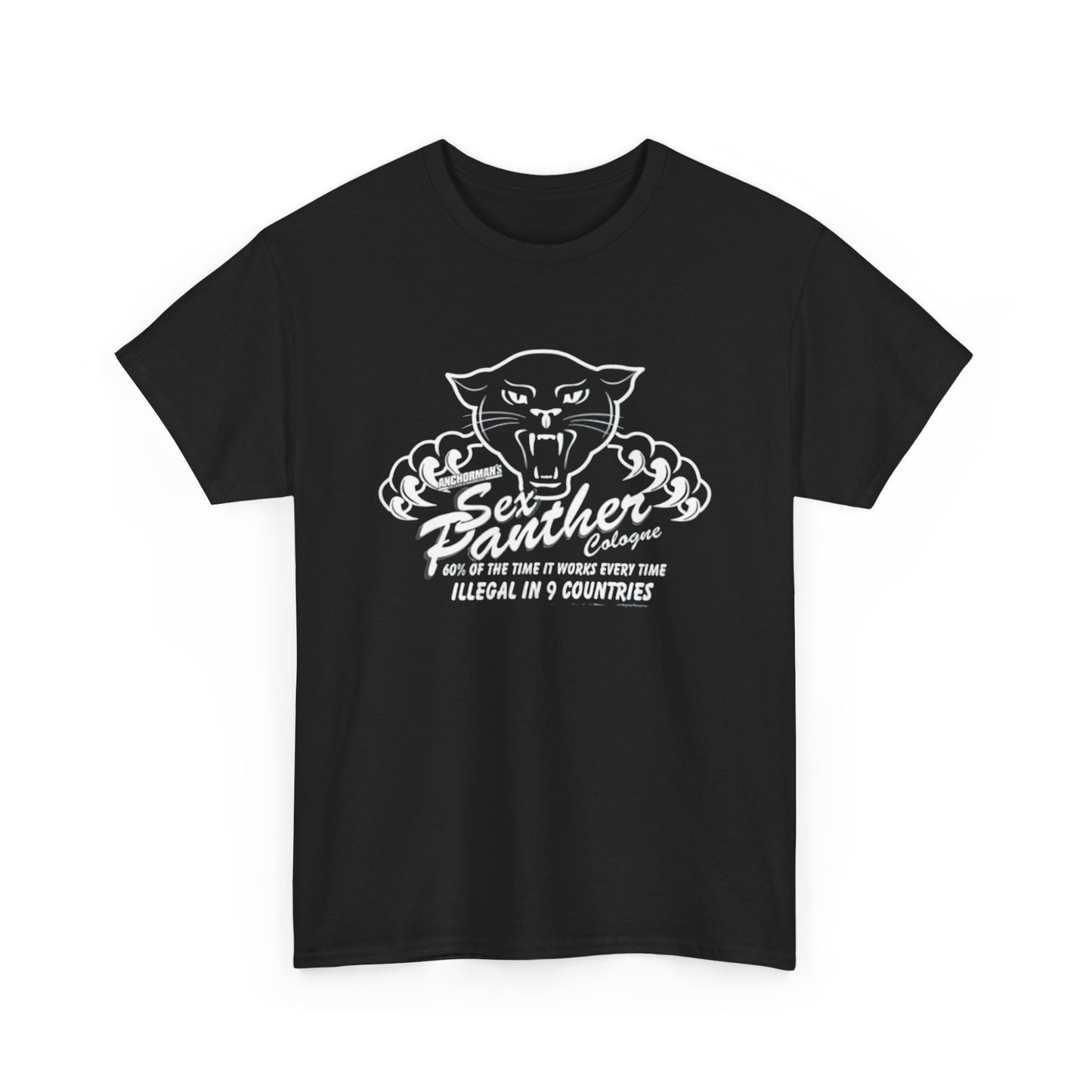 Sex Panther Shirt Vintage Anchorman Graphic Ron Burgendy Comedy Funny