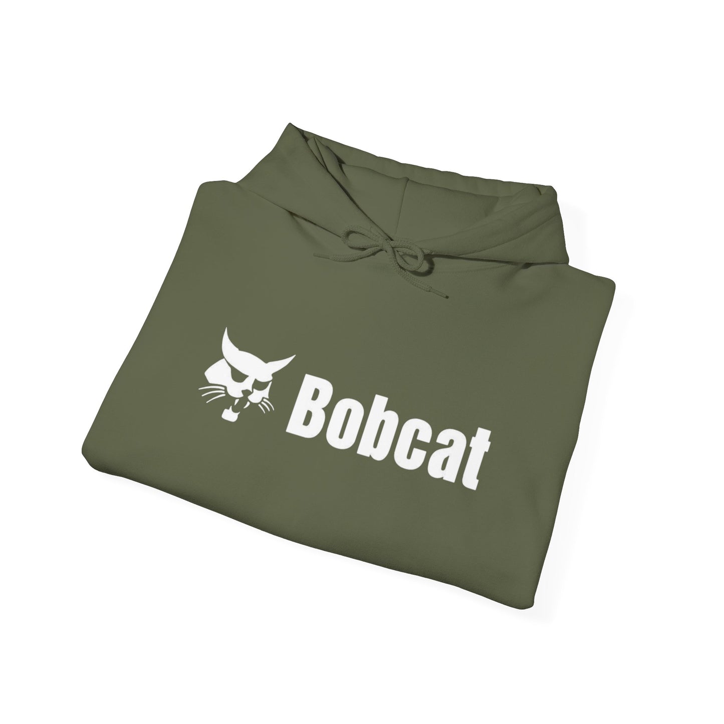 Bobcat Logo Retro Equipment Graphic Hoodie Unisex Heavy Blend™ Hooded Sweatshirt