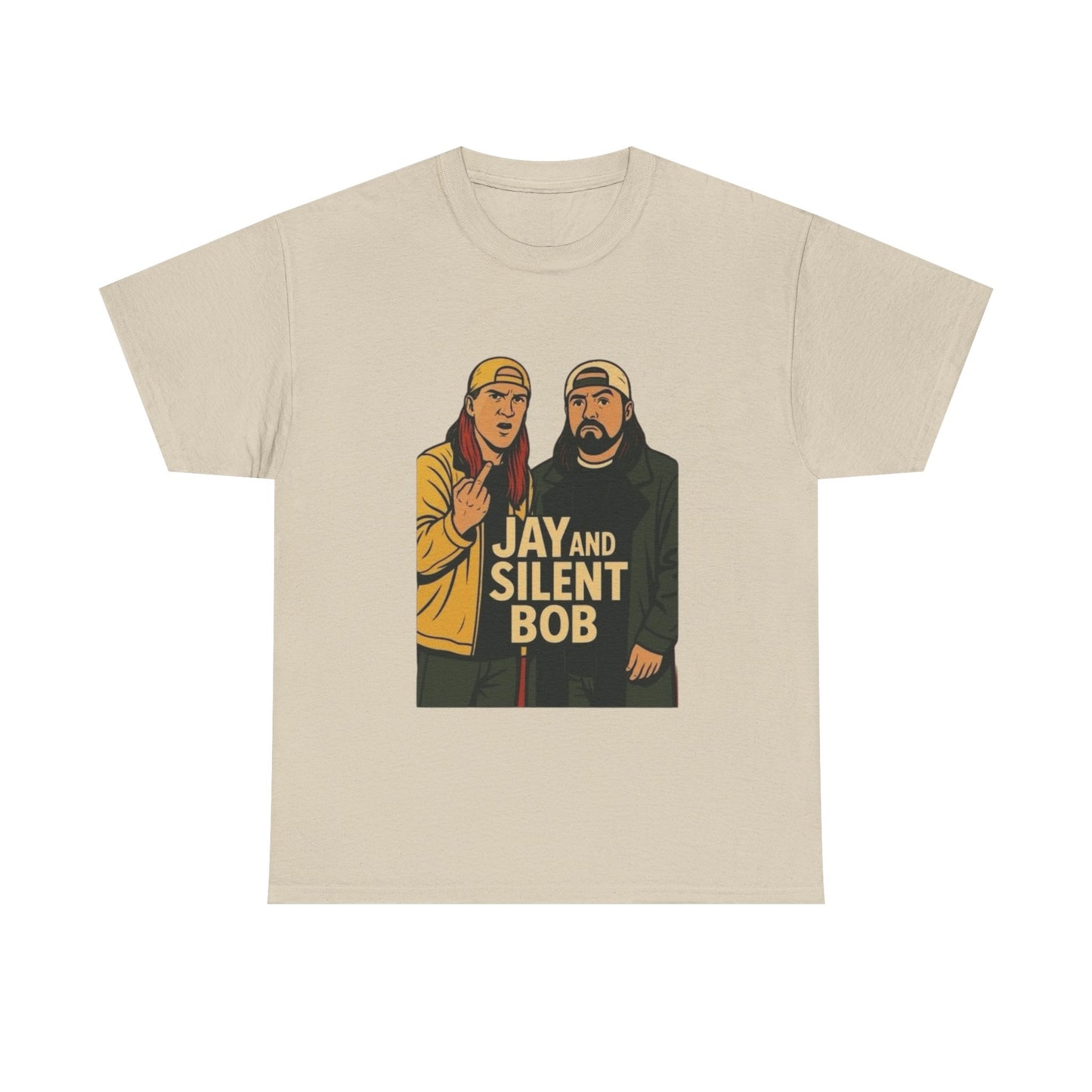 Jay And Silent Bob Comedy Graphic T Shirt NEW Unisex Heavy Cotton Tee
