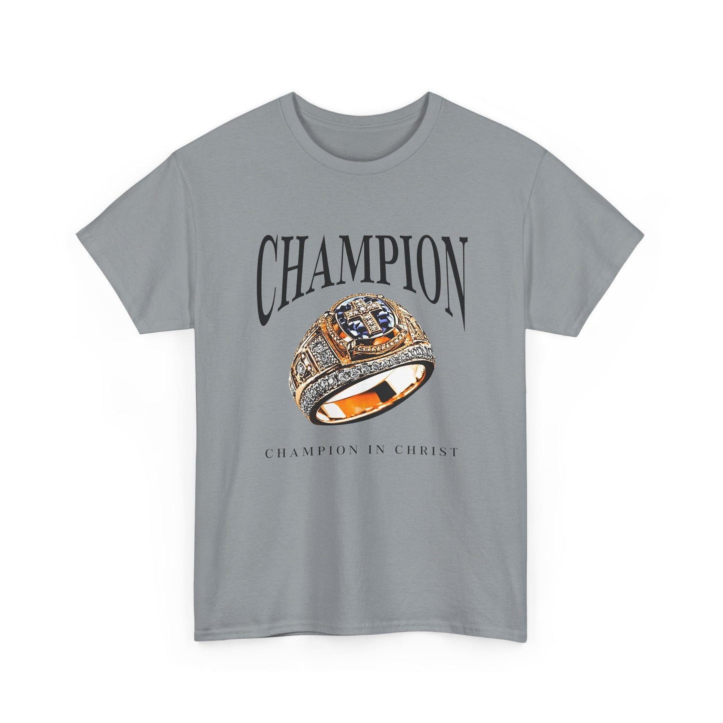 Champion In Christ Graphic T Shirt ADULT NEW