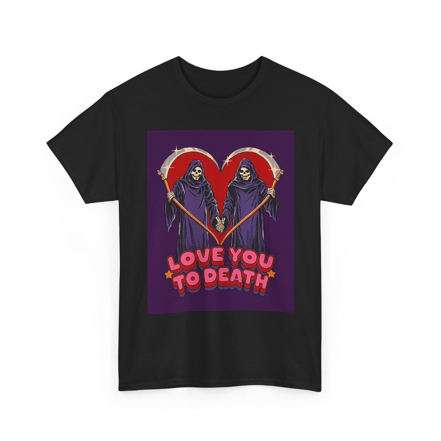 Love You To Death T Shirt BRAND NEW Apparel Unisex Graphic Tee USA