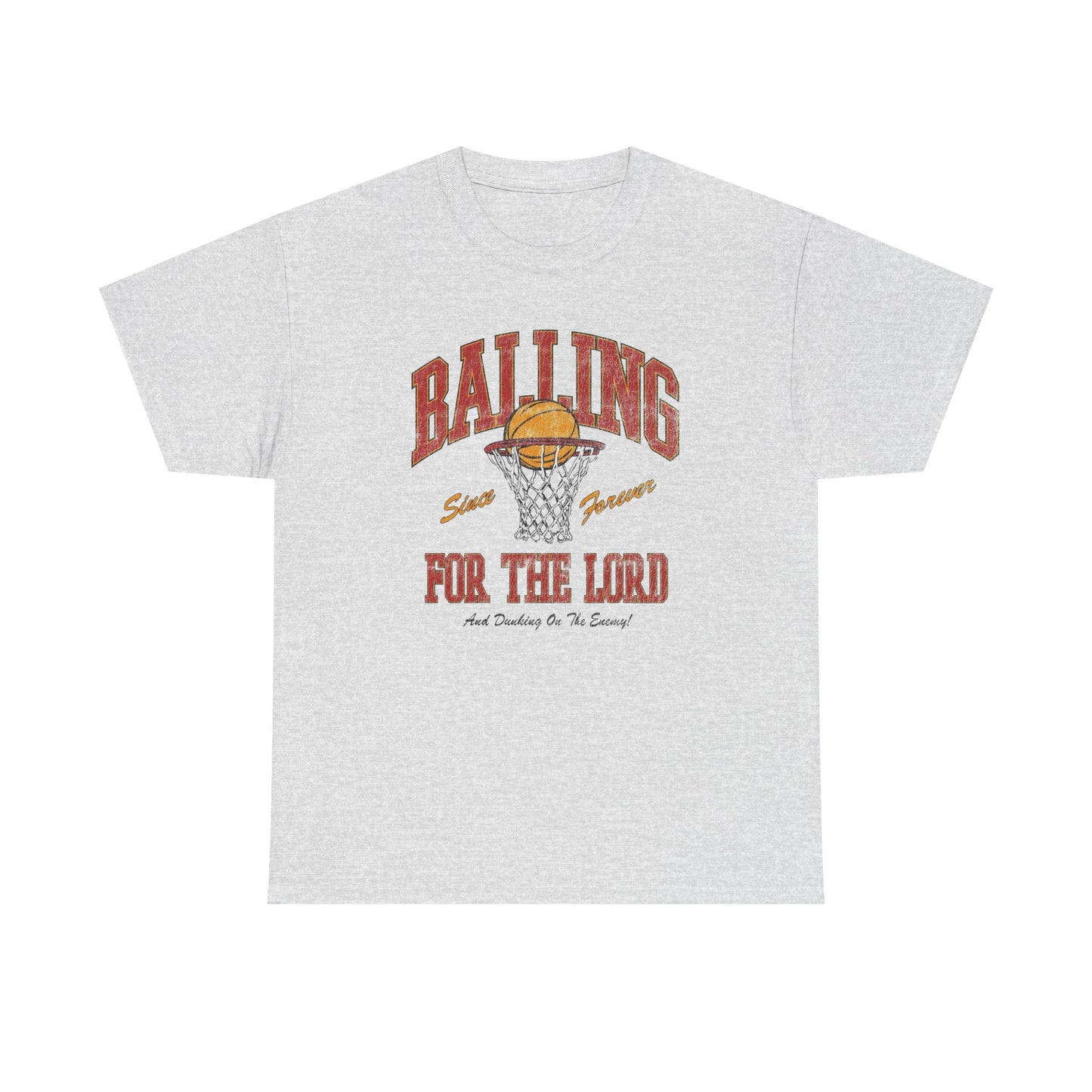 Balling For The Lord Graphic T Shirt ADULT NEW