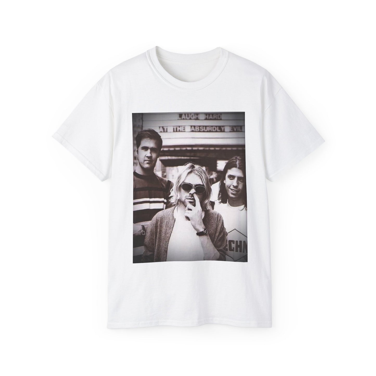 Nirvana Kurt cobain vintage 90s rock grunge Unisex Ultra Cotton Tee