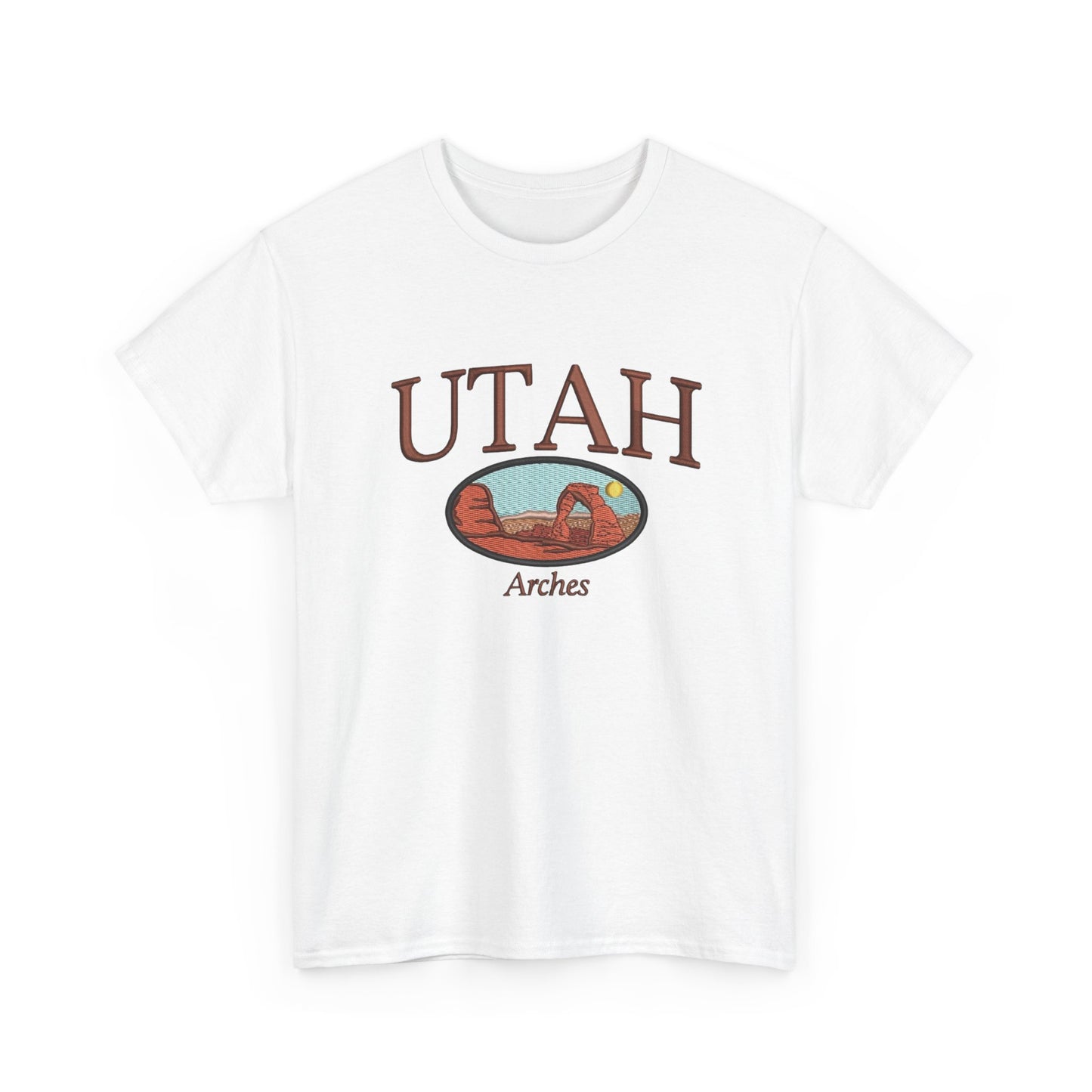 Utah Arches Graphic T Shirt NEW Unisex Heavy Cotton Tee