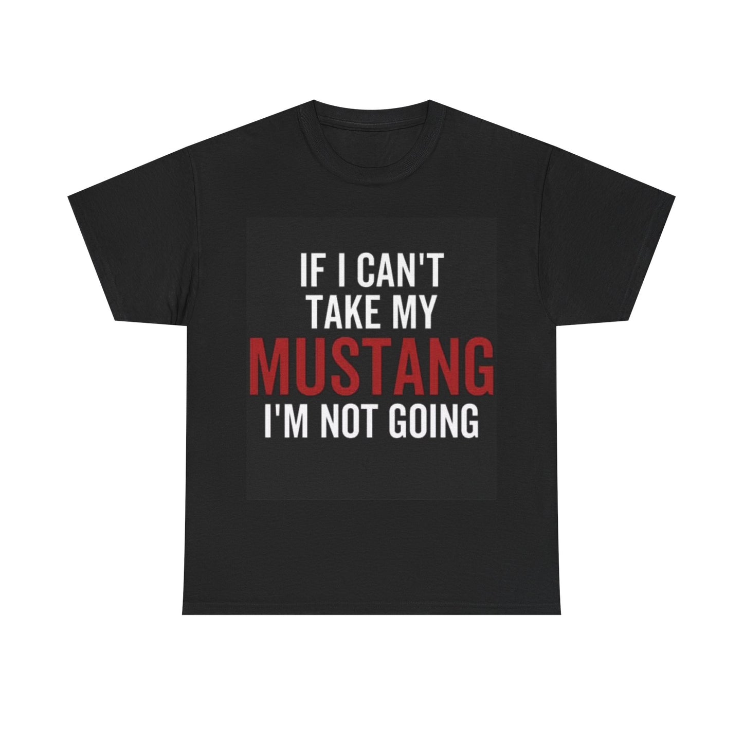 Ford Mustang T-shirt Gift Funny Retro American Unisex Heavy Cotton Tee