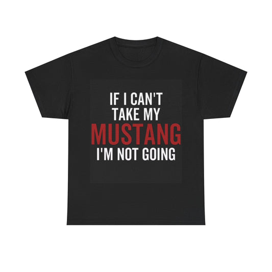 Ford Mustang T-shirt Gift Funny Retro American Unisex Heavy Cotton Tee