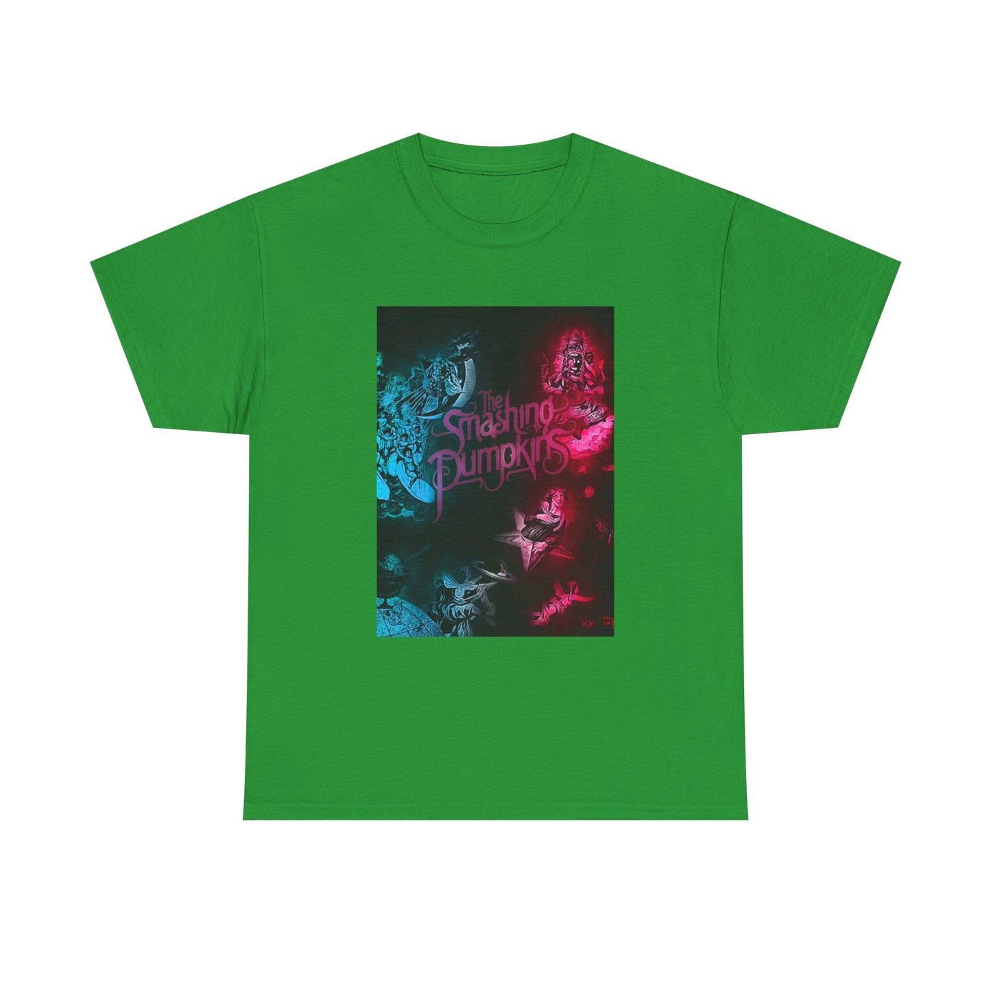 The Smashing Pumpkins Tshirt Vintage Merch Neon Unisex Heavy Cotton Tee