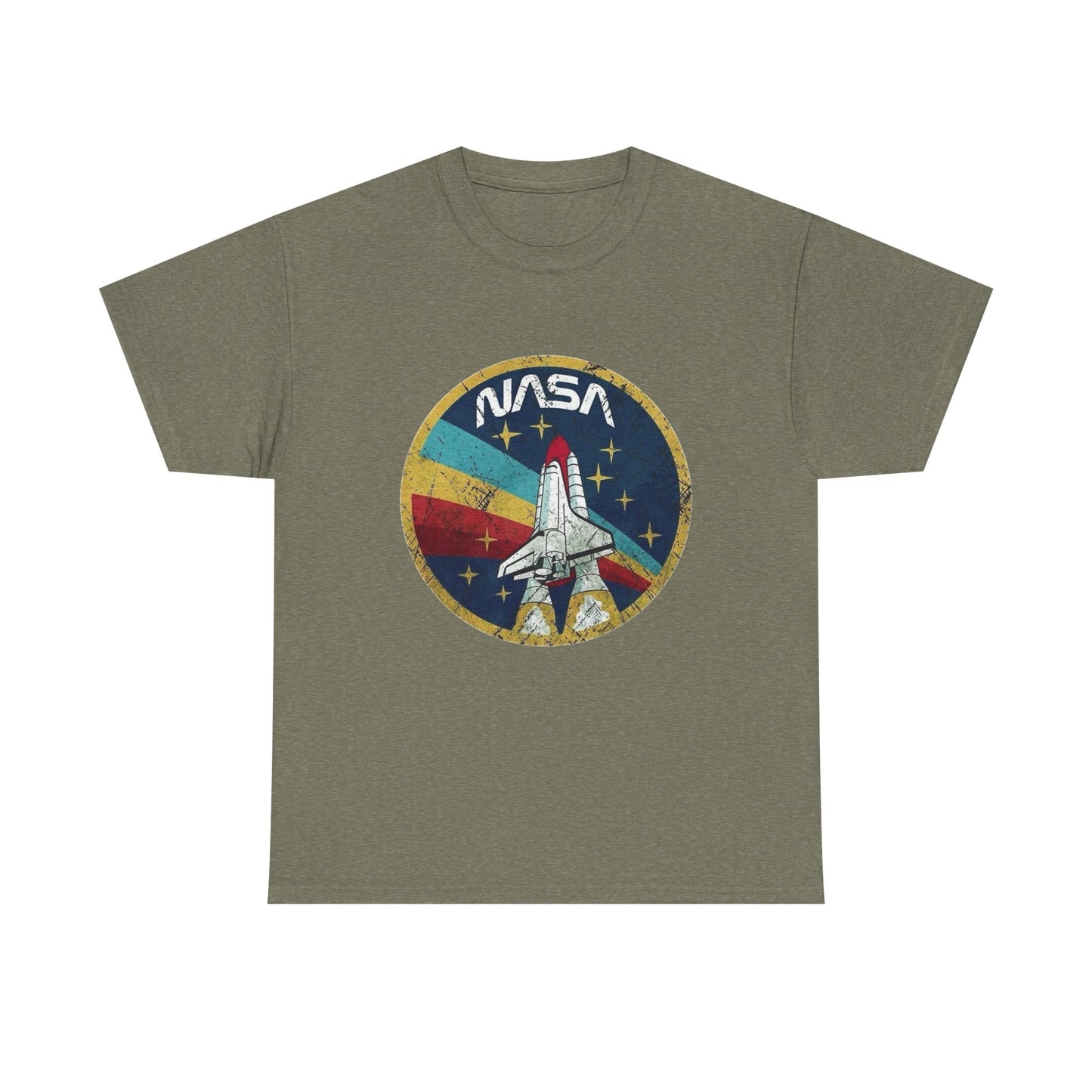 NASA Retro 90's Graphic T Shirt Unisex Heavy Cotton Tee