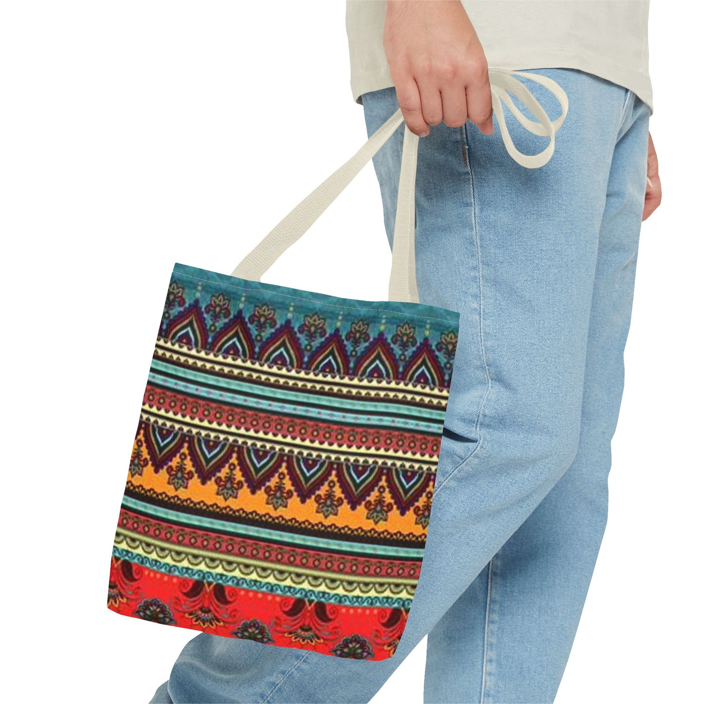 BRAND NEW WESTERN PRINT Multi Color TOTE BAG Fast Shipping (AOP) 44