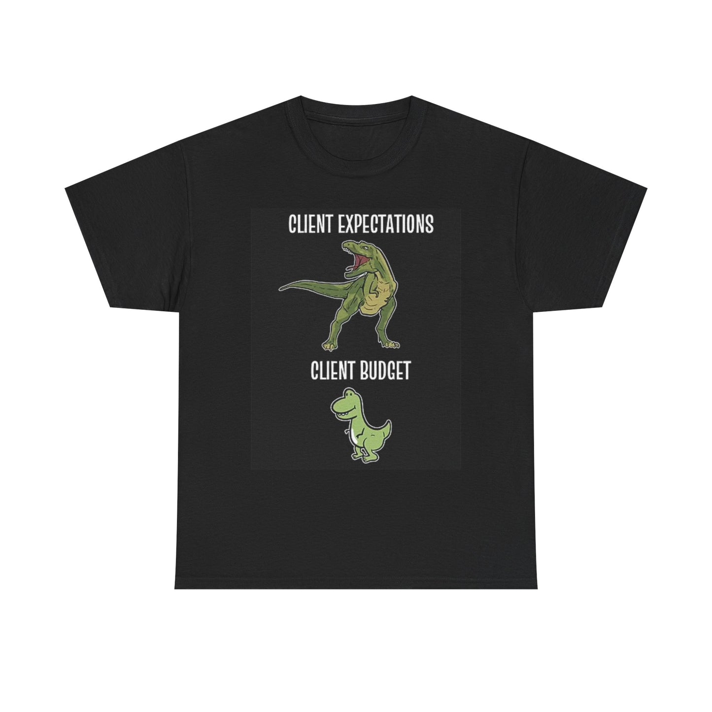 Graphic Designer Graphic T Shirt Funny Dinosaur Unisex Heavy Cotton Tee