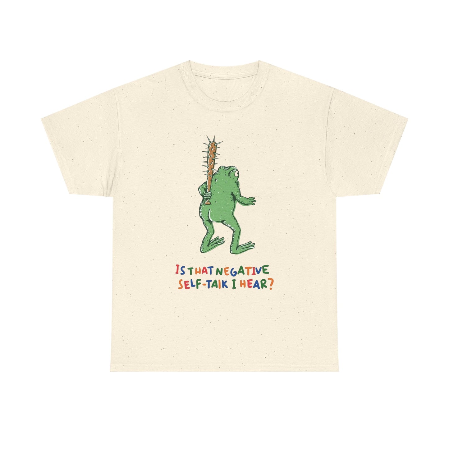 Is That Negative Self Talk I Hear Frog Graphic T Shirt NEW ADULT TEE VINTAGE