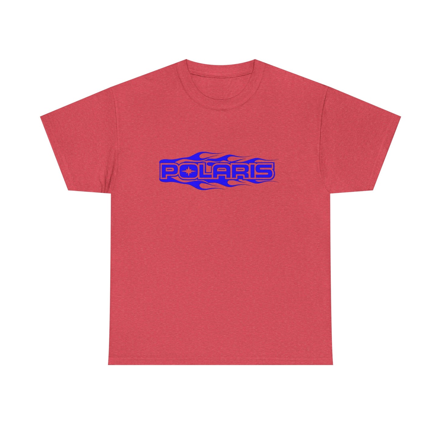 Polaris Flames Retro Graphic T Shirt New Adult Unisex Heavy Cotton Tee