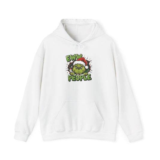 Eww People Grinch Christmas Graphic Hoodie Unisex Heavy Blend™ Hooded Sweatshirt