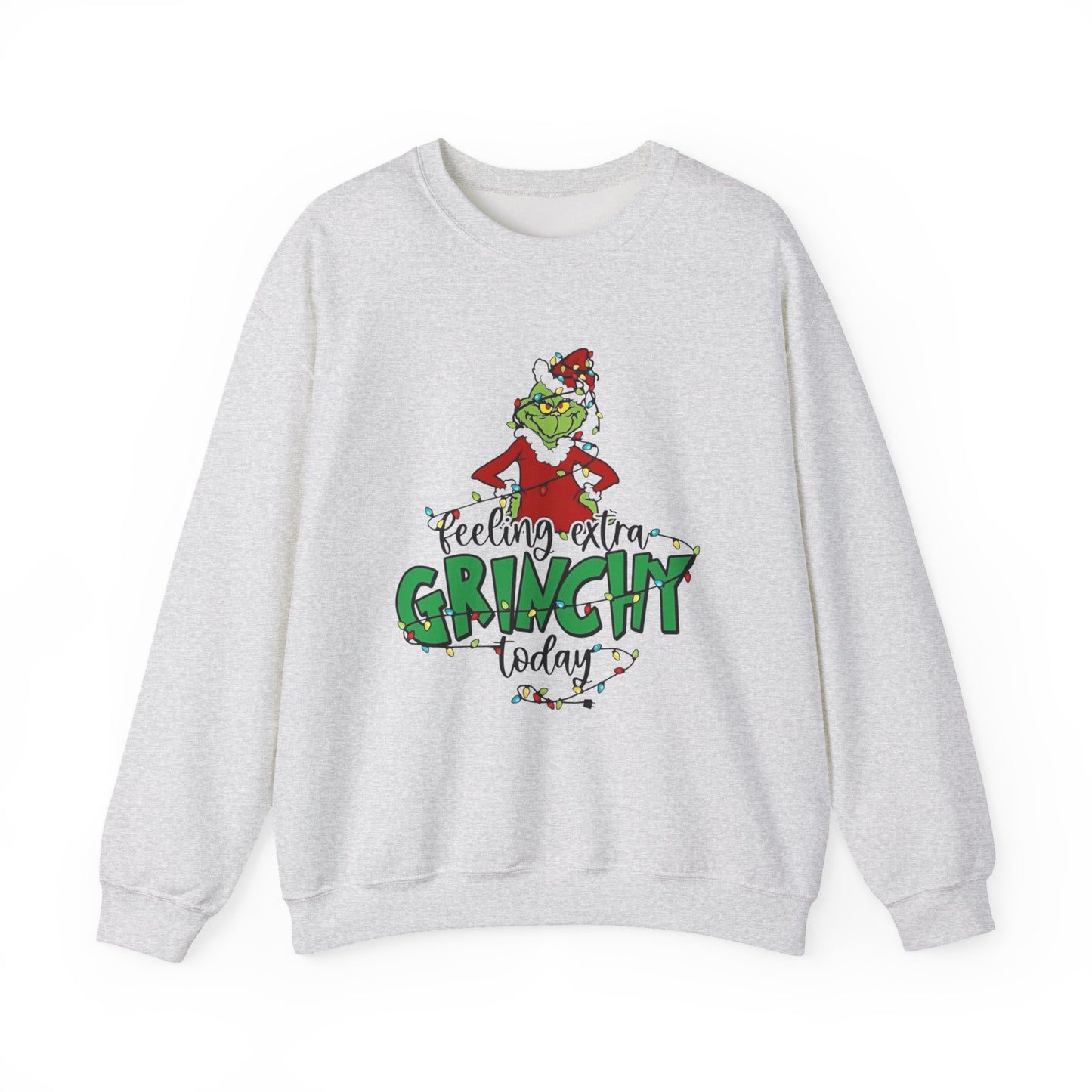 Feeling Extra Grinchy Christmas Sweater NEW Heavy Blend™ Crewneck Sweatshirt