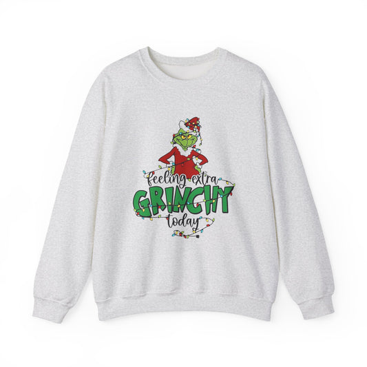 Feeling Extra Grinchy Christmas Sweater NEW Heavy Blend™ Crewneck Sweatshirt