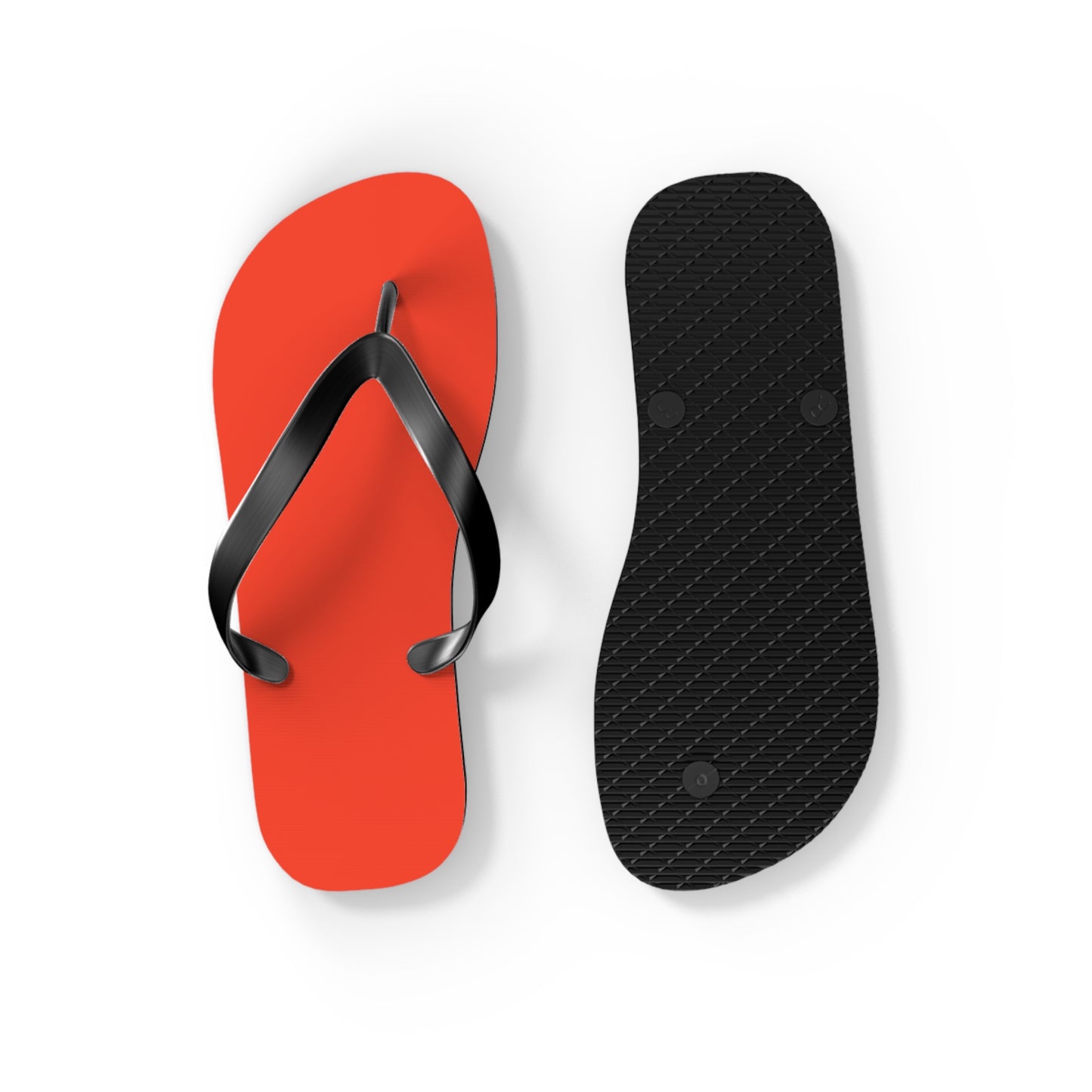 Neon Orange Flip Flops, Sandals Slides, Summer Footwear, Brand New