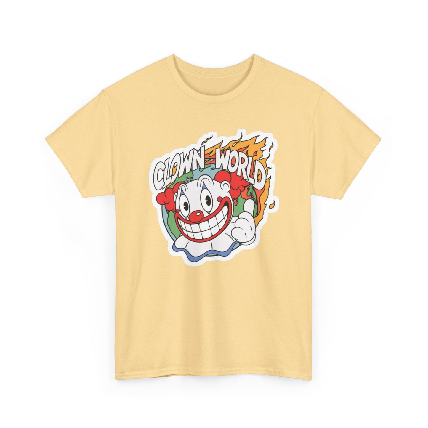 Clown World Graphic T-Shirt Unisex Heavy Cotton Tee Gift NEW