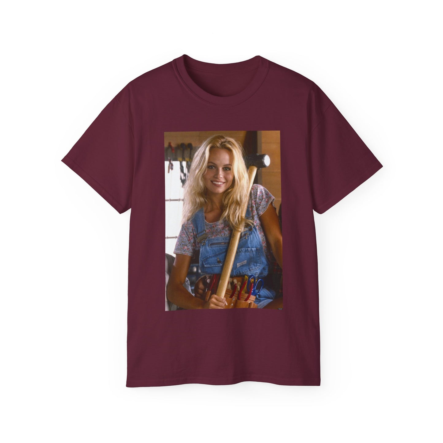 Pam Anderson playboy tool time 90s vintage Unisex Ultra Cotton Tee