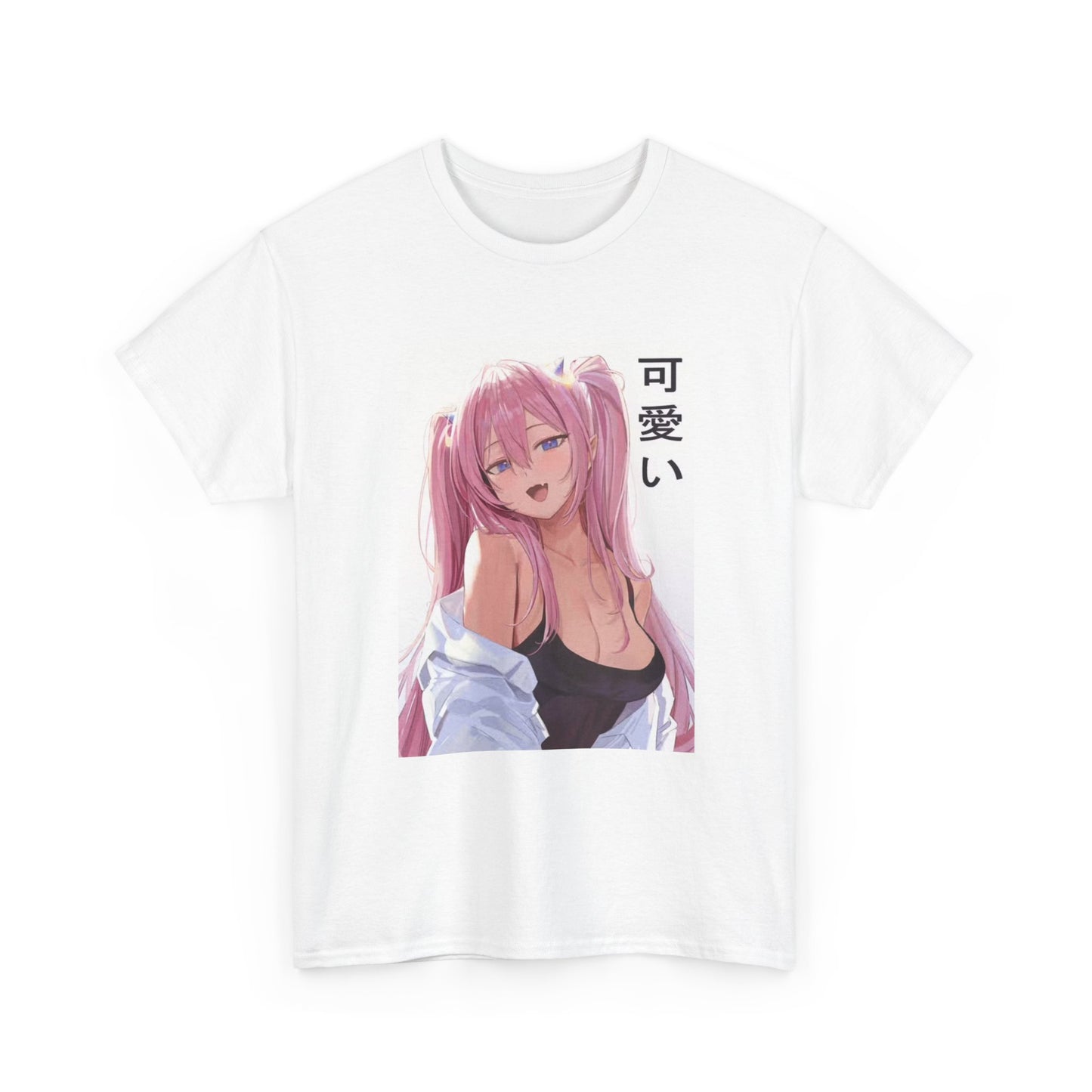 Waifu Girl Tshirt Sexy anime Naturo Cartoon Unisex Heavy Cotton Tee