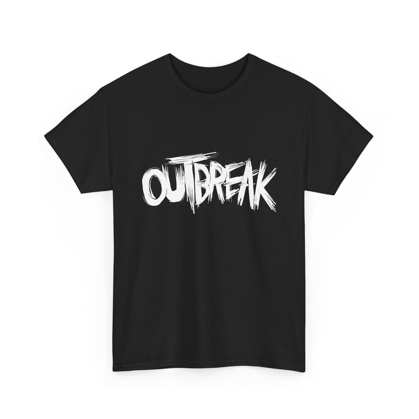 Outbreak Vintage Logo Graphic T Shirt Unisex Heavy Cotton Tee