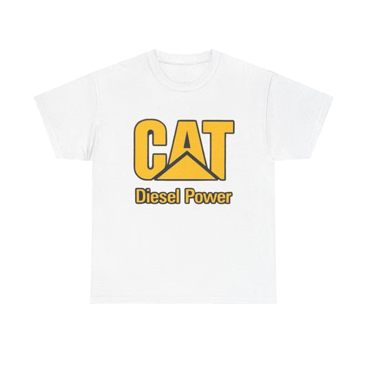 CAT Diesel Power Equipment Graphic T Shirt Unisex Heavy Cotton Tee NEW