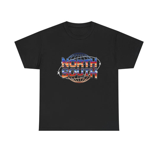 North South Graphic T Shirt NEW ADULT Unisex Heavy Cotton Tee