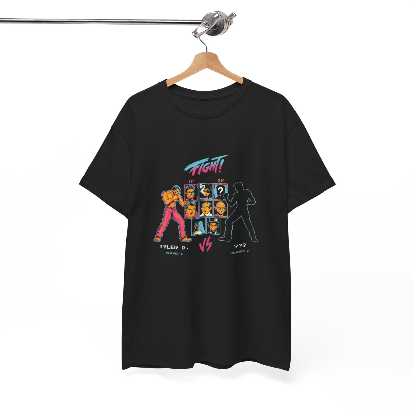 Fight Classic Video Games Graphic T Shirt Unisex Heavy Cotton Tee