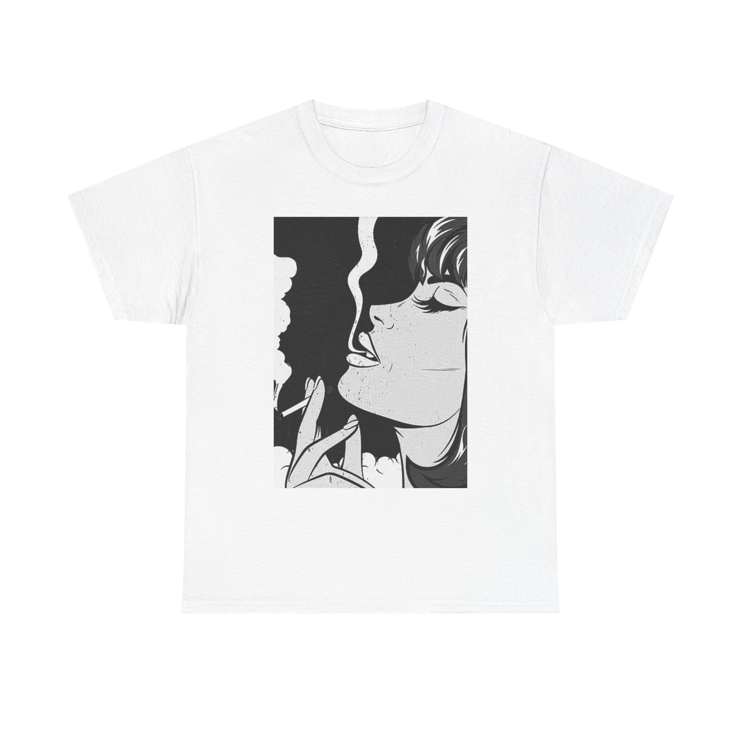 Cigarette Vintage T Shirt Graphic Smoking Unisex Heavy Cotton Tee