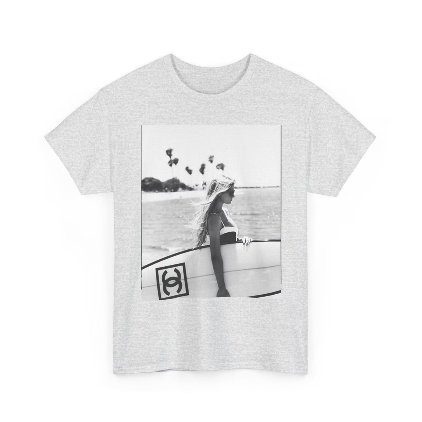 Vintage Surfing Poster T Shirt BRAND NEW Apparel Unisex Graphic Tee USA Chanel