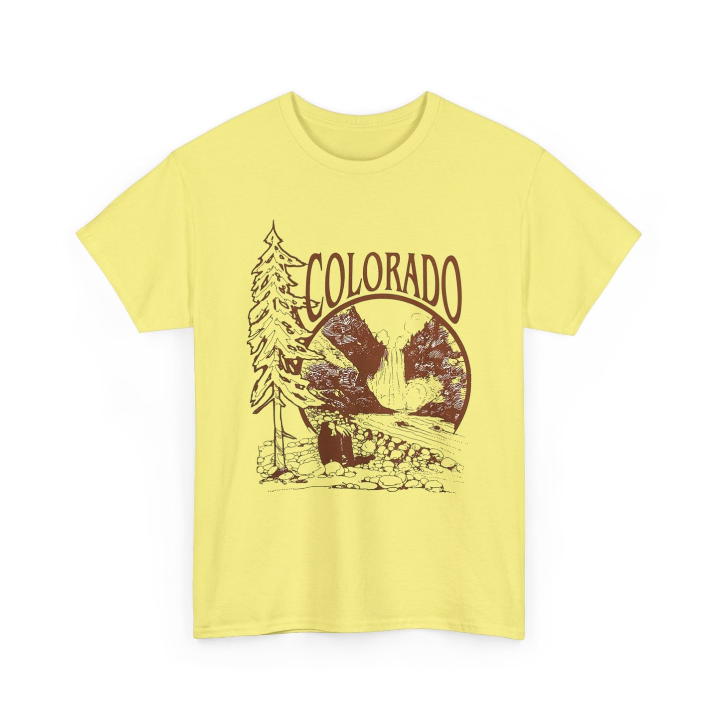 Colorado Wilderness Graphic T Shirt Unisex Heavy Cotton Tee