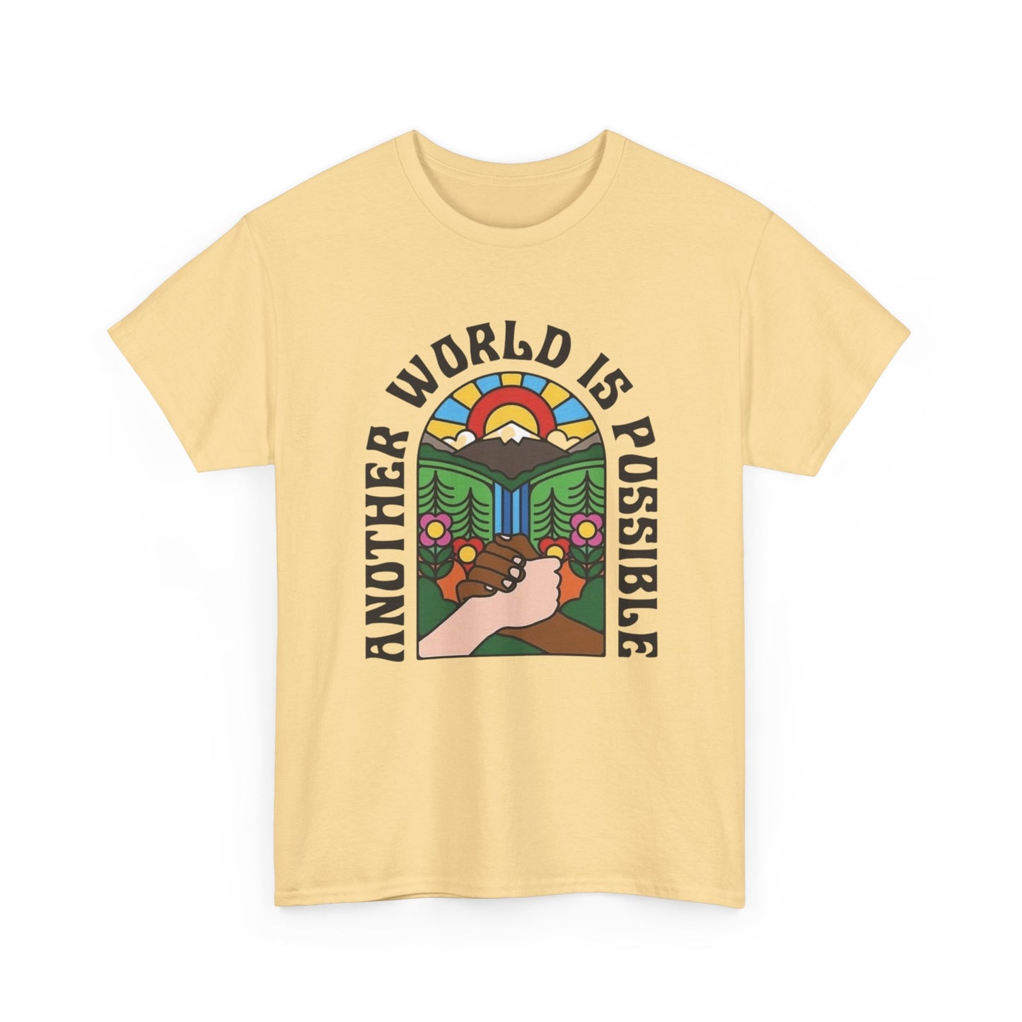 Another World Is Possible Graphic T Shirt NEW ADULT Unisex Heavy Cotton Tee