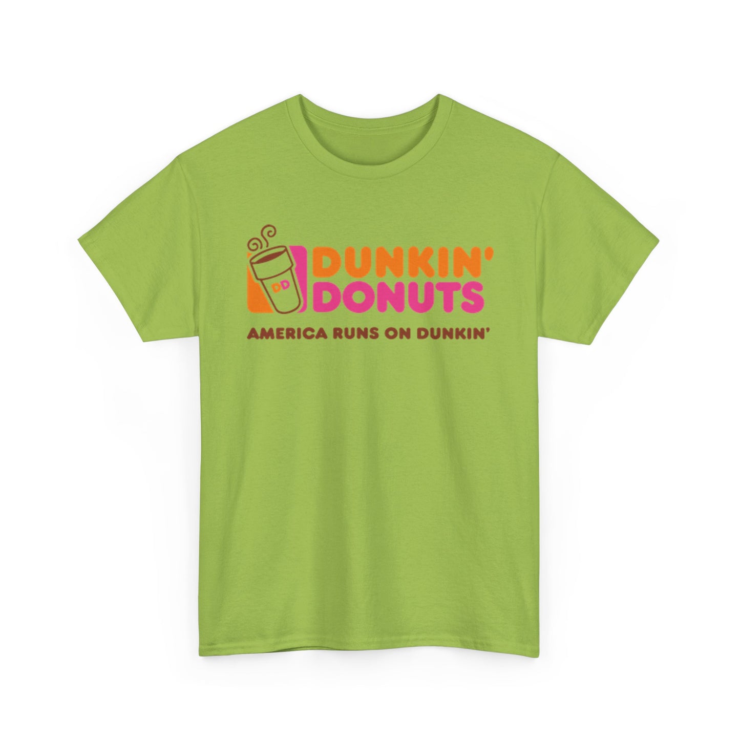 Dunkin’ Donuts T-shirt vintage Boston coffee gift retro Unisex Heavy Cotton Tee