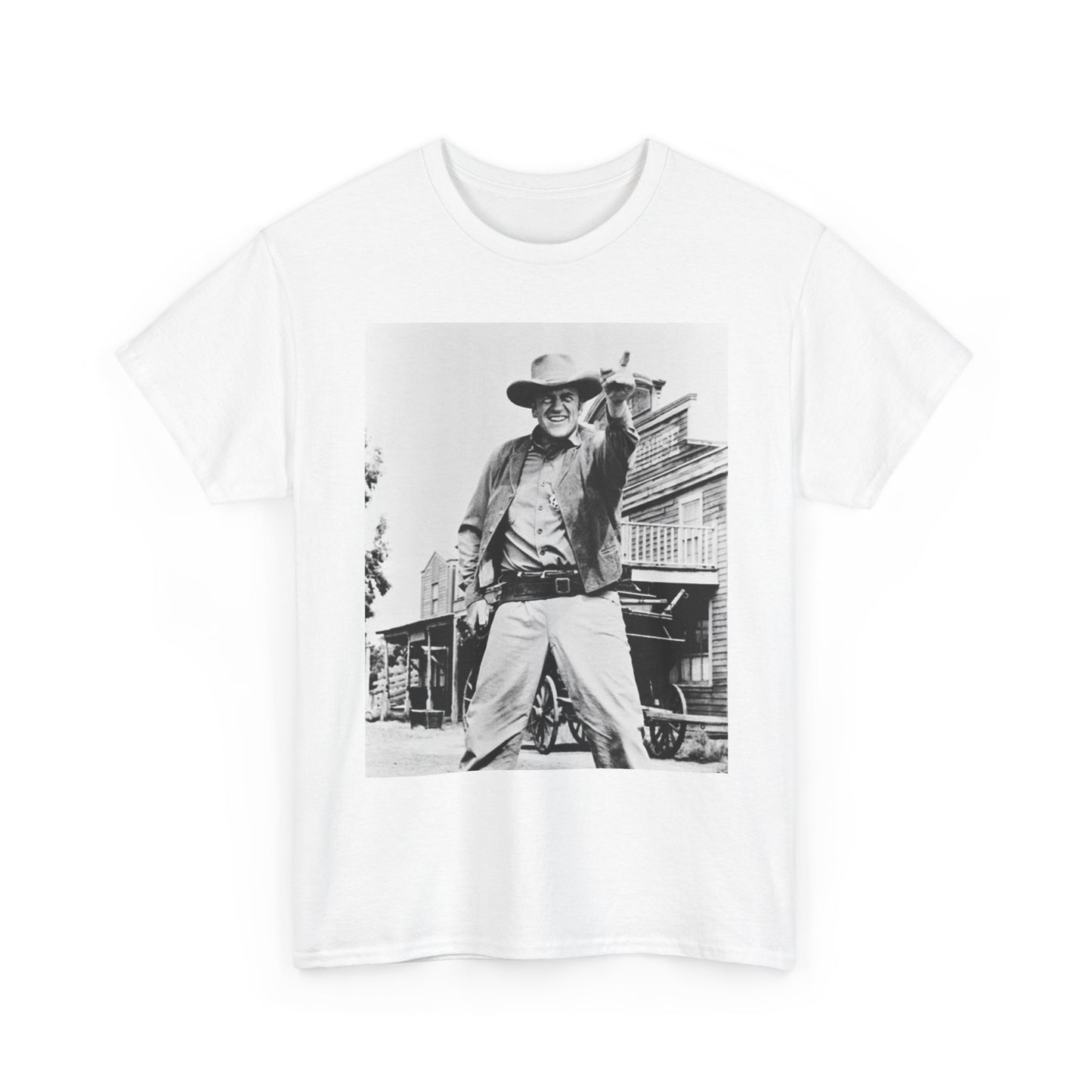 Gunsmoke T Shirt Graphic Vintage Series Western Unisex Heavy Cotton Tee
