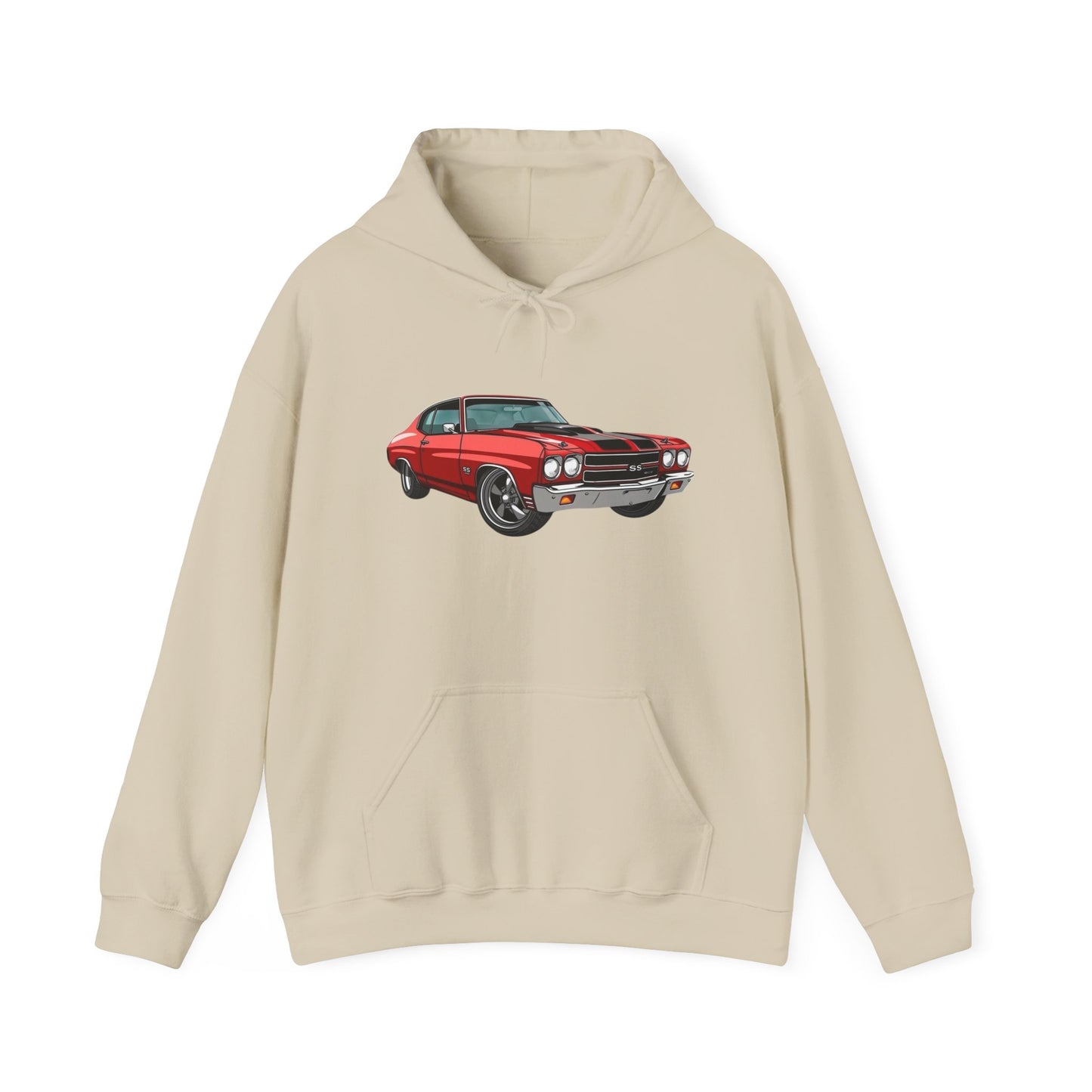 Chevelle SS Retro Muscle Classic Graphic Hoodie NEW Heavy Hooded Sweatshirt