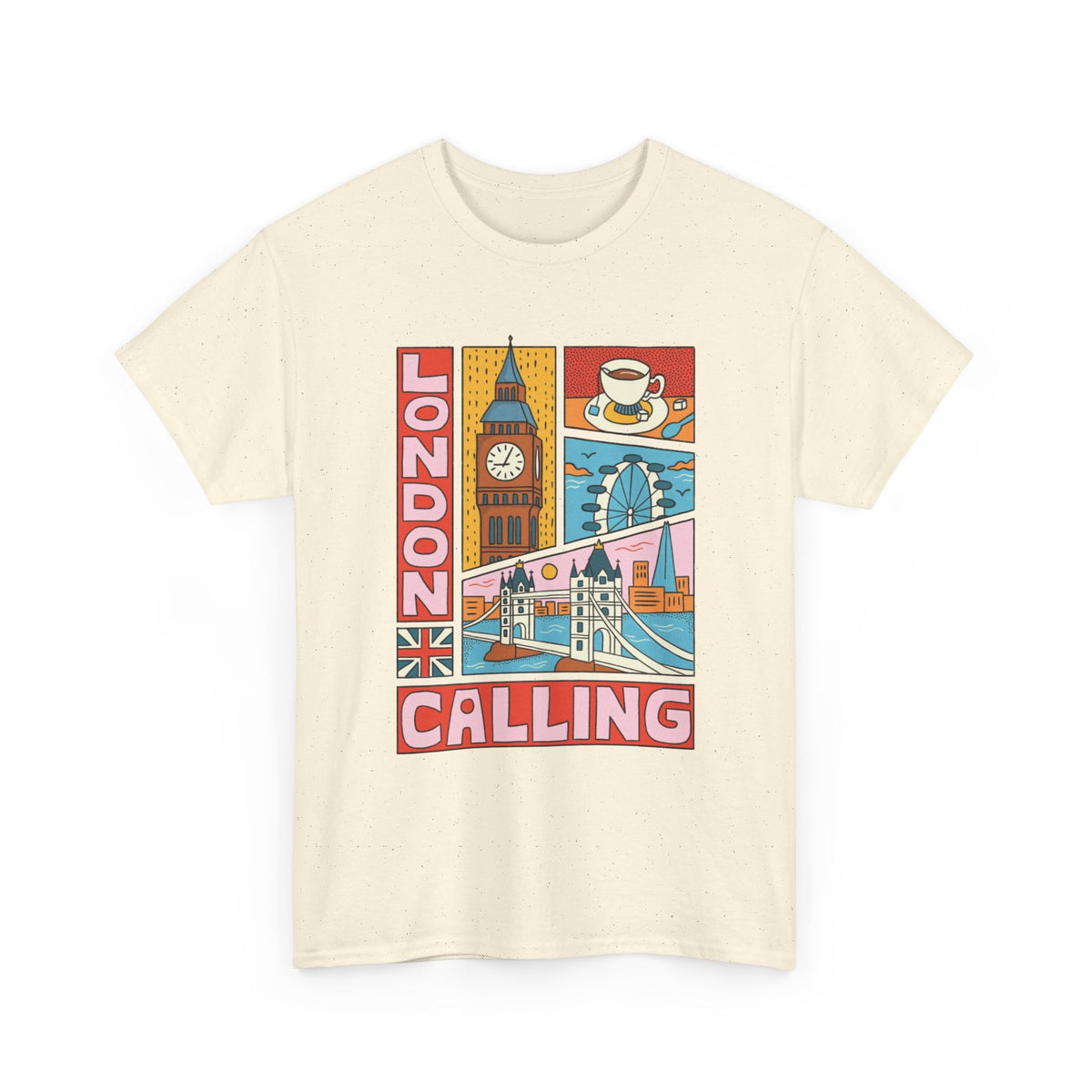 London Calling Collage T-Shirt Men's Graphic Tee