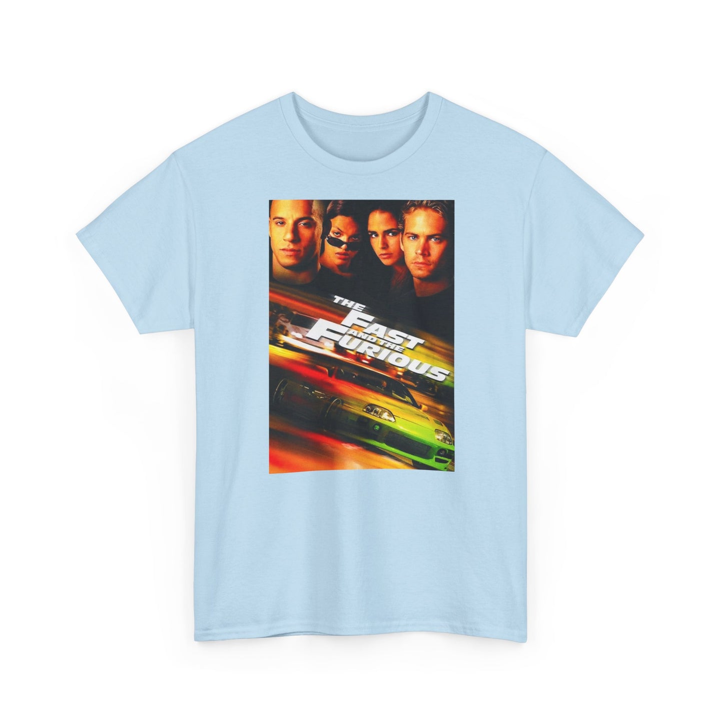 Fast and the furious T-shirt Retro Movie car club Cali Unisex Heavy Cotton Tee