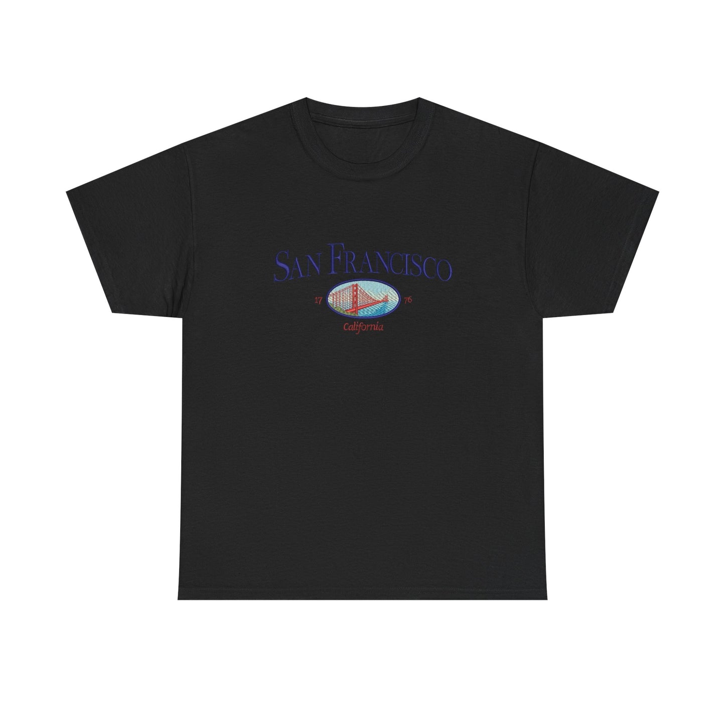 San Francisco California Retro Graphic T Shirt NEW Unisex Heavy Cotton Tee