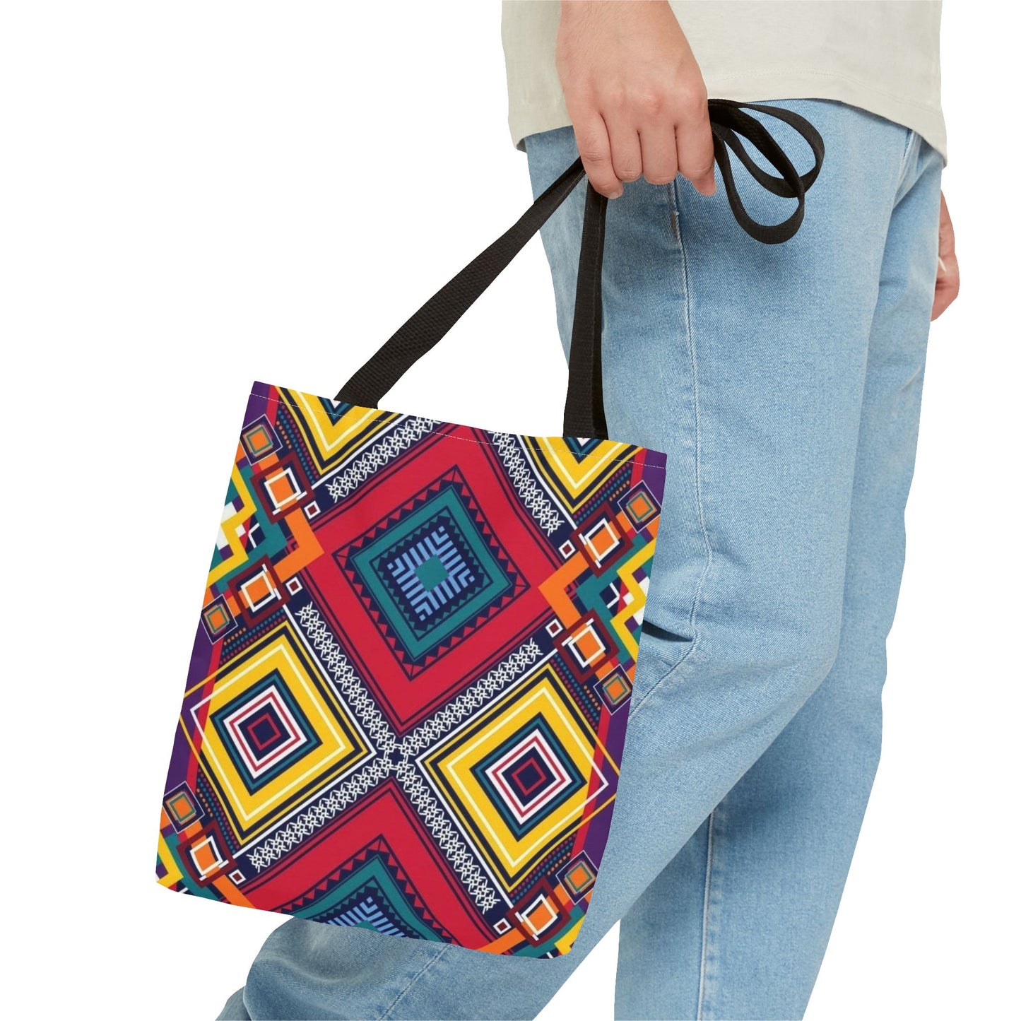 BRAND NEW WESTERN PRINT Multi Color TOTE BAG Fast Shipping (AOP) 8