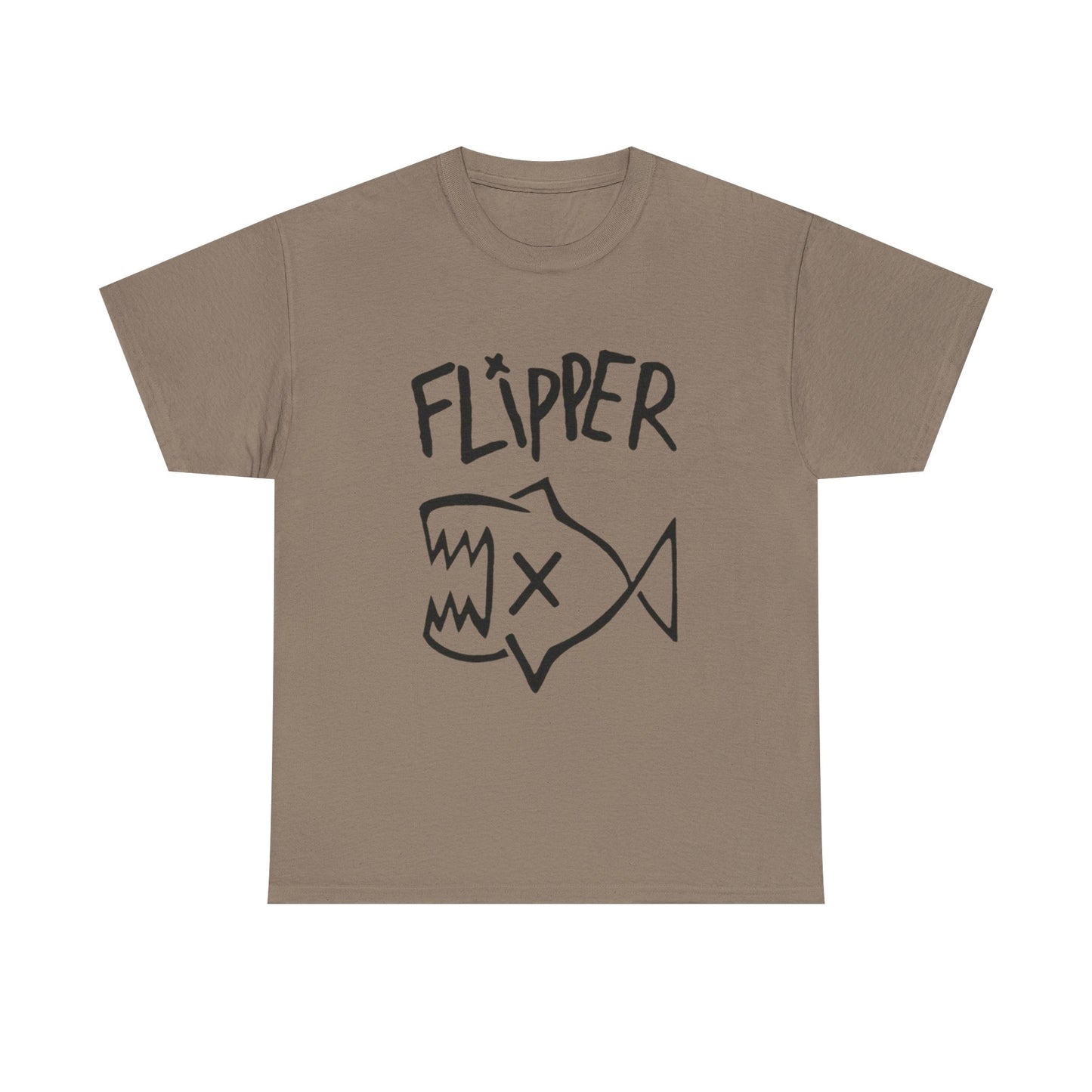 Flipper Graphic T Shirt Unisex Heavy Cotton Tee