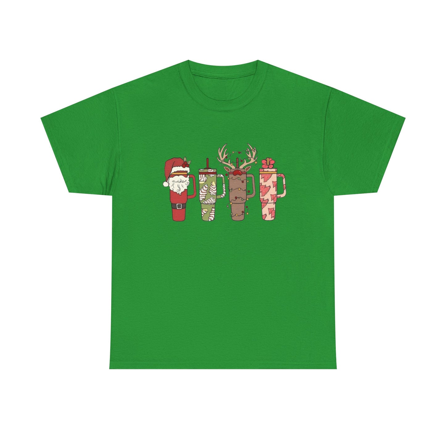 Christmas Stanly Cups Womens Funny Graphic T Shirt NEW ADULT