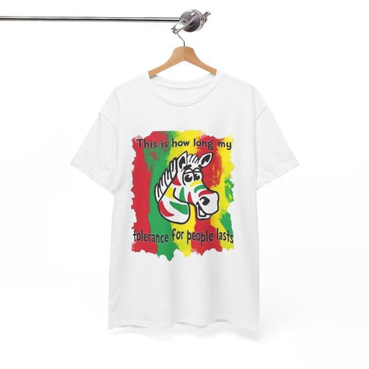Zebra Stripe Graphic T Shirt