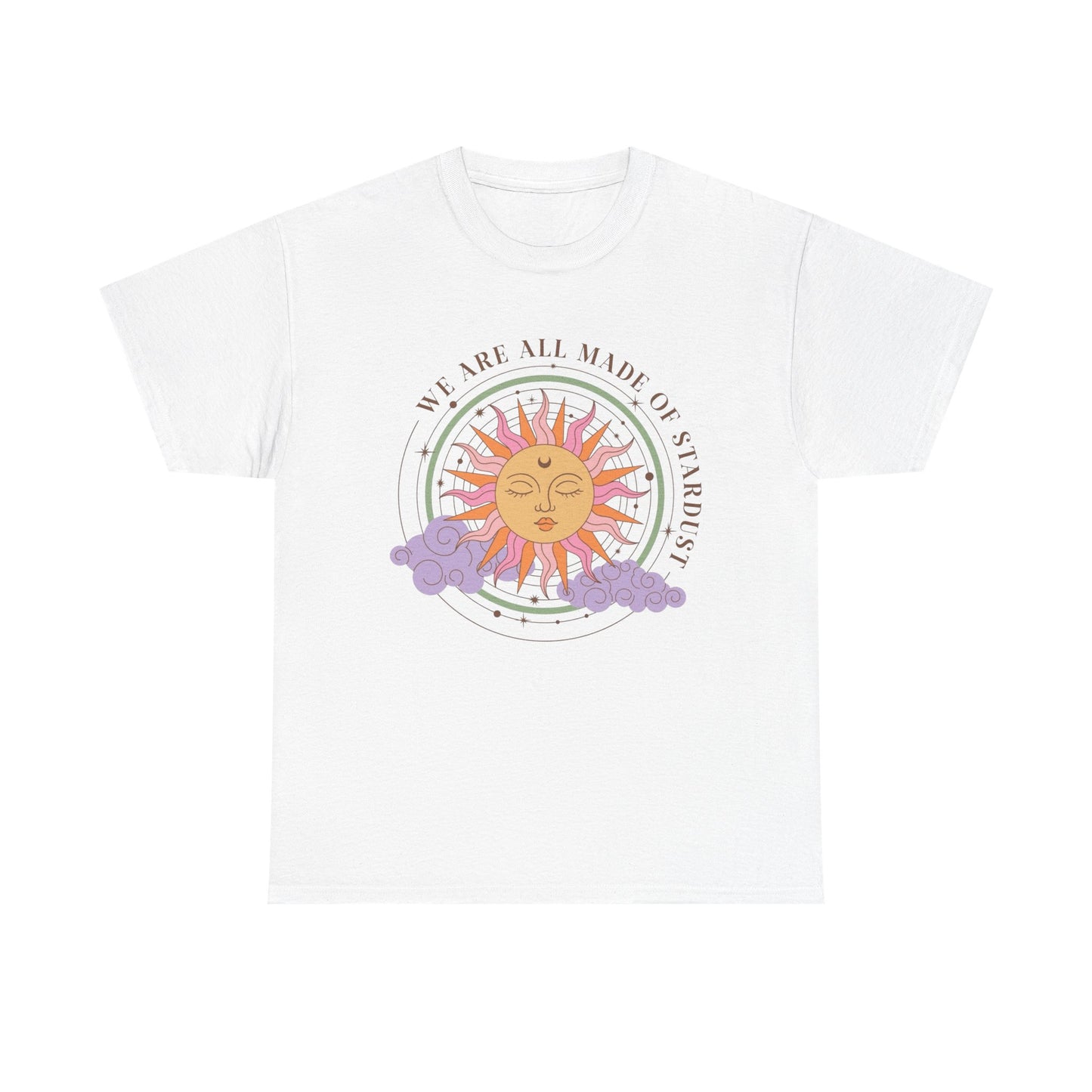 We Are All Made Of Stardust Graphic T Shirt NEW ADULT Unisex Heavy Cotton Tee