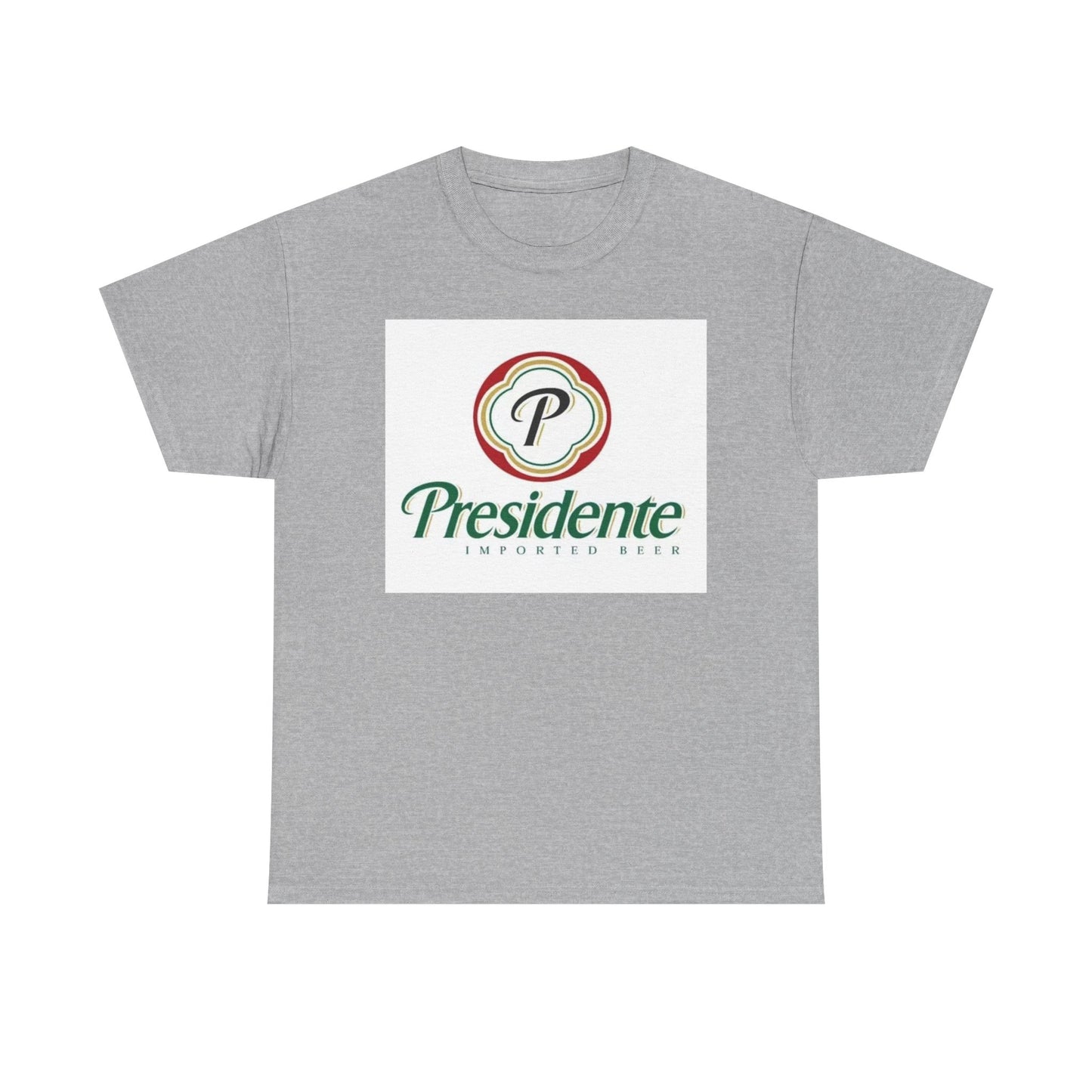 Presidente Dominican Beer Logo Shirt Retro Summer Unisex Heavy Cotton Tee