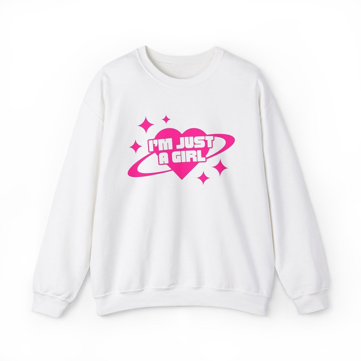 Im Just A Girl Adult Women's Sweater Crewneck Sweatshirt