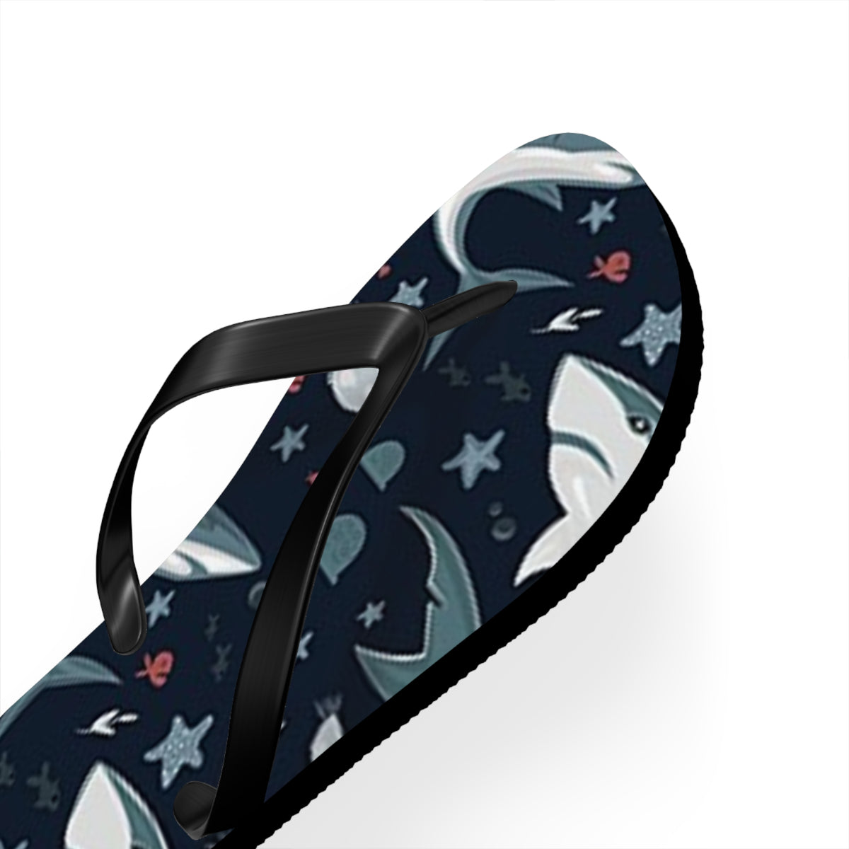 Shark Summer Sandals, Beach Shoes, Vacation Flip Flops, Pool Slides, Comfortable