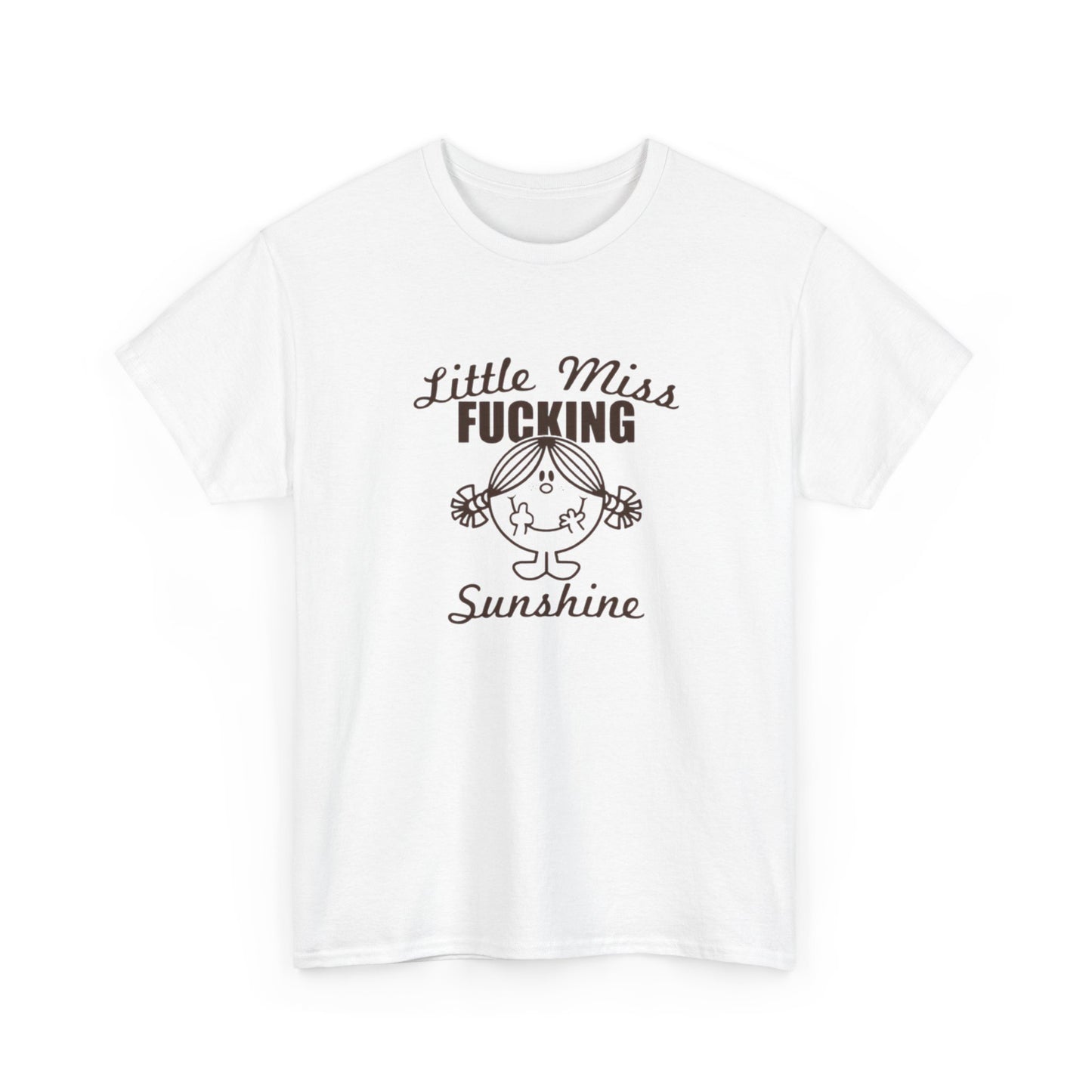 Little Miss Sunshine Funny Graphic T Shirt Unisex Heavy Cotton Tee Gift
