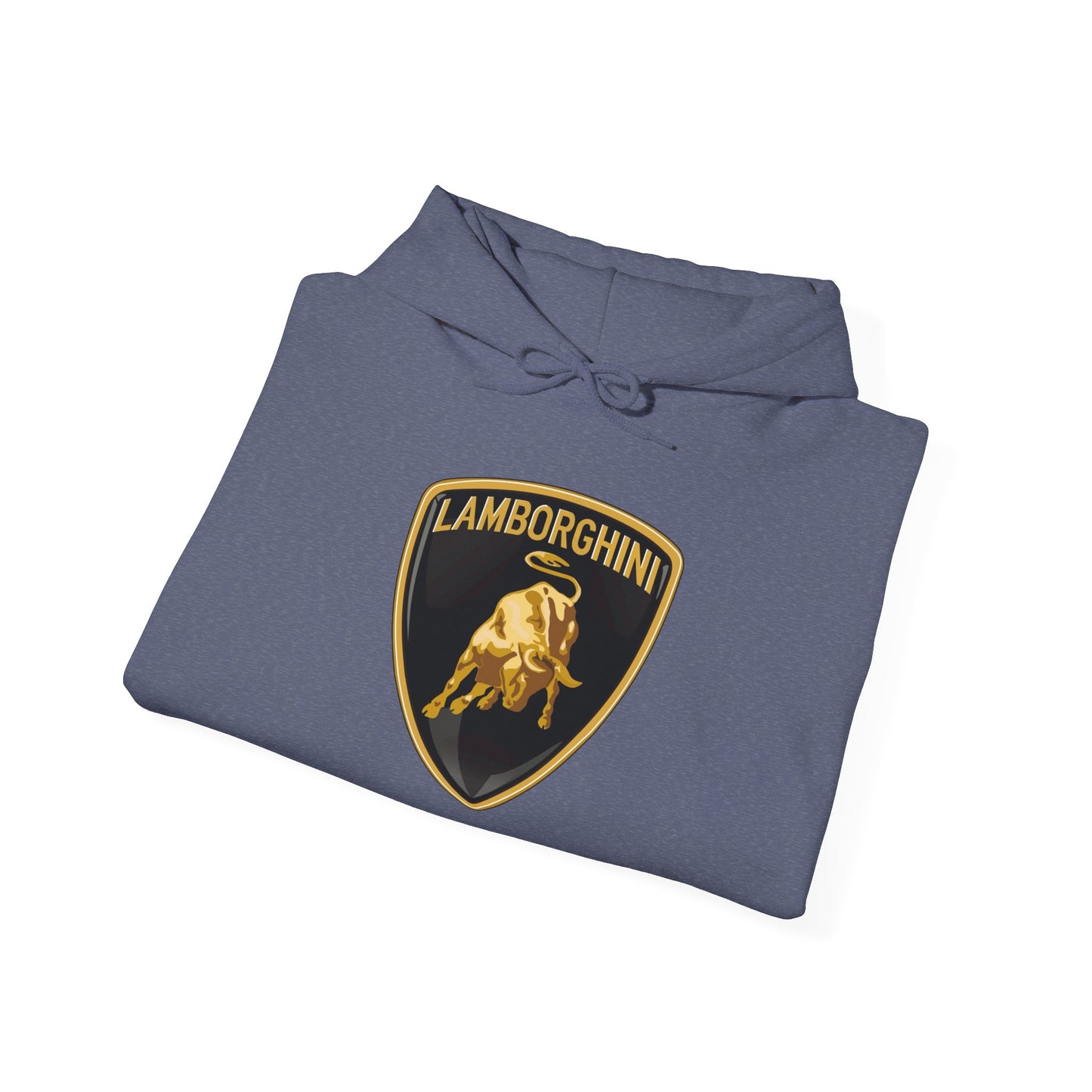 Lamborghini Graphic Car Logo Retro Brand New Heavy Blend™ Hooded Sweatshirt
